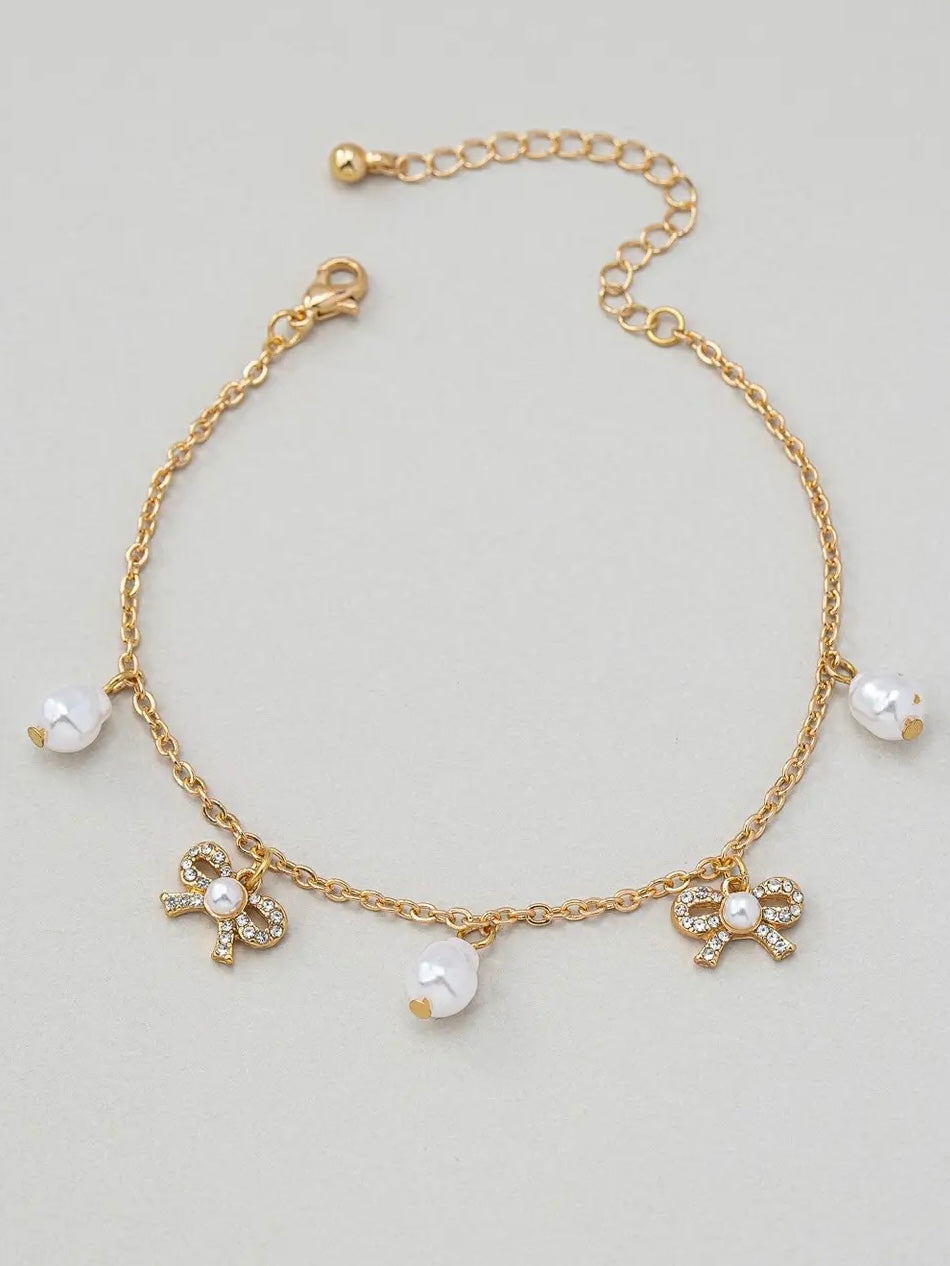 Bow Charm Bracelet