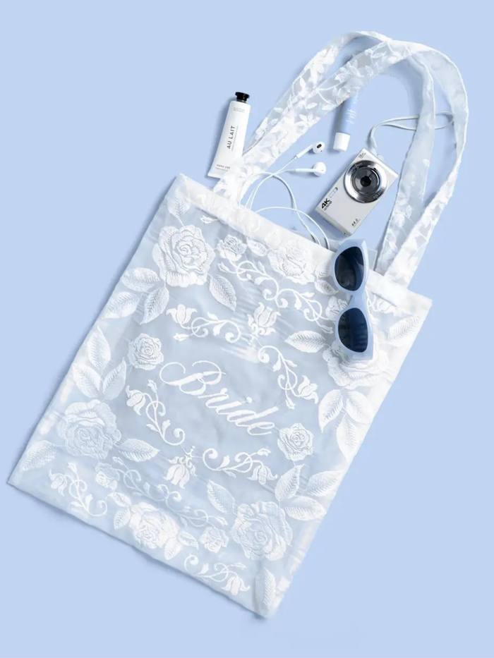Bride Lace Tote Bag