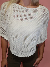Goldie Crochet Poncho