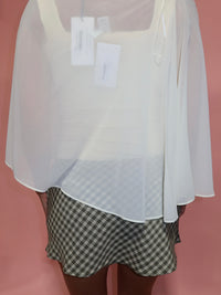 Cher Plaid Skort