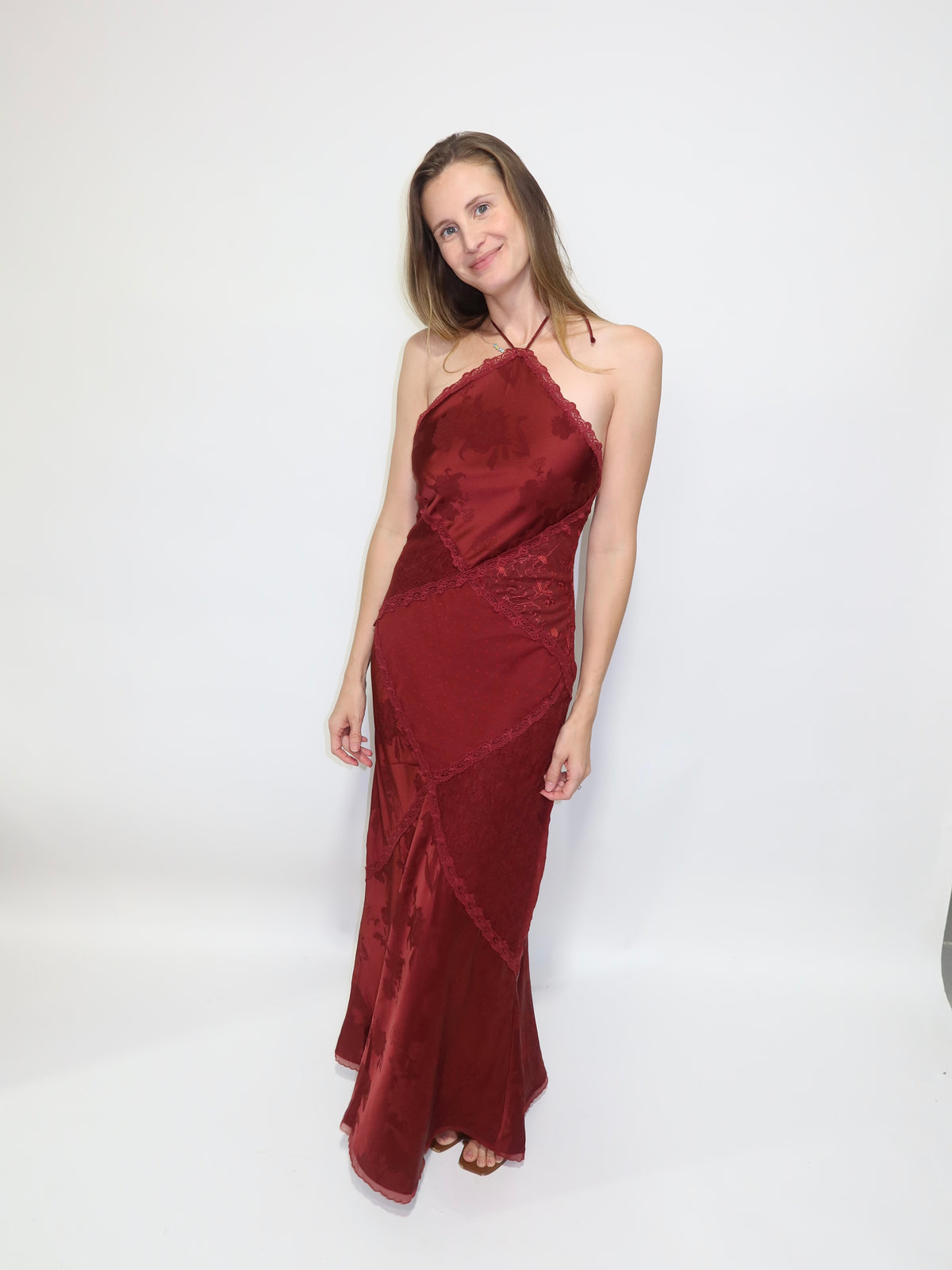 Patchwork Maxi Dress