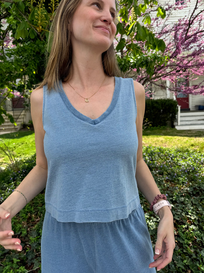 Sloane Denim Tank