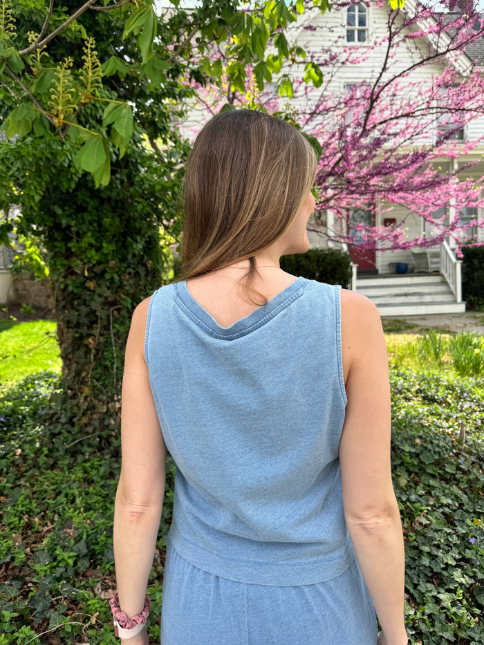 Sloane Denim Tank