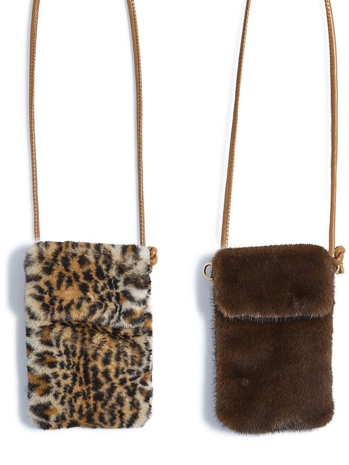 Faux Fur Crossbody Bag