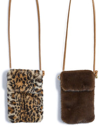 Faux Fur Crossbody Bag