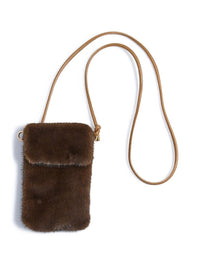 Faux Fur Crossbody Bag