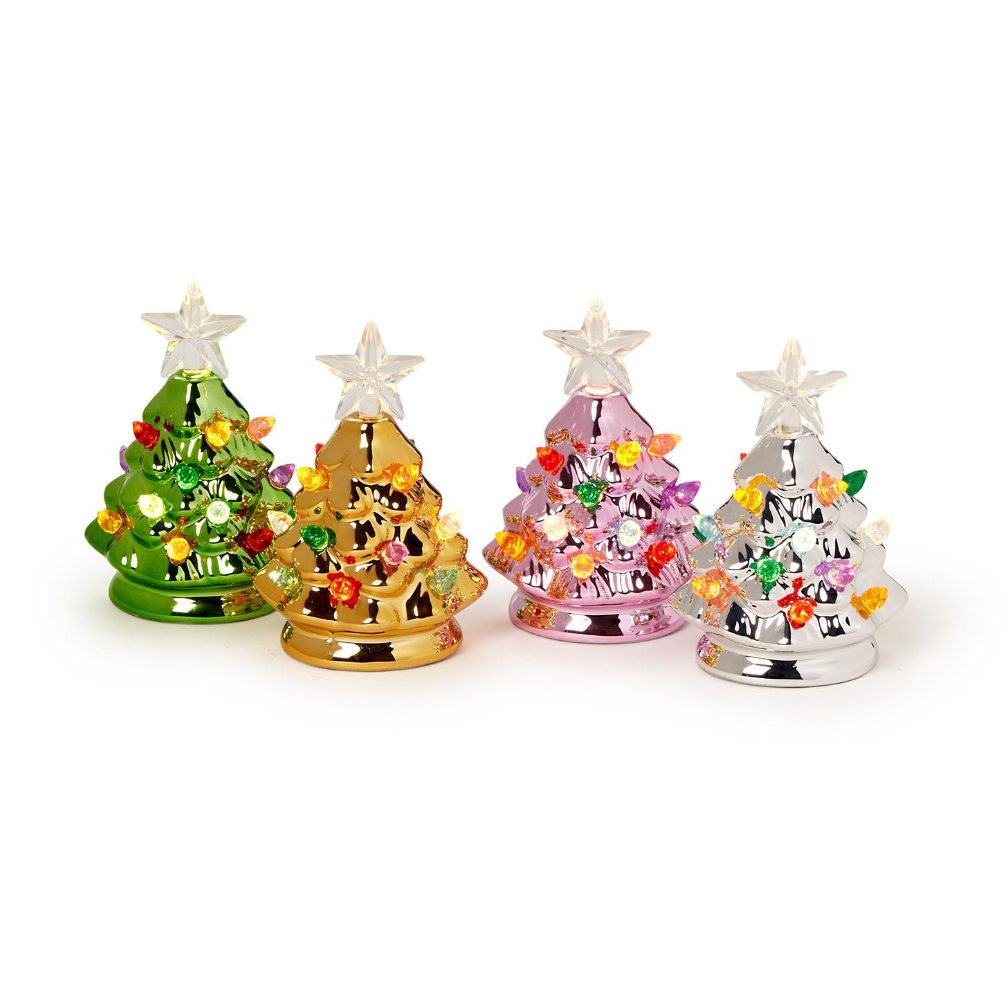 Mini Light Up Christmas Trees