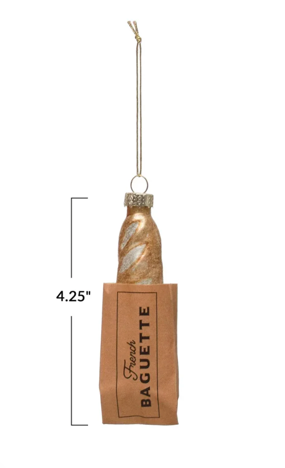 French Baguette Ornament