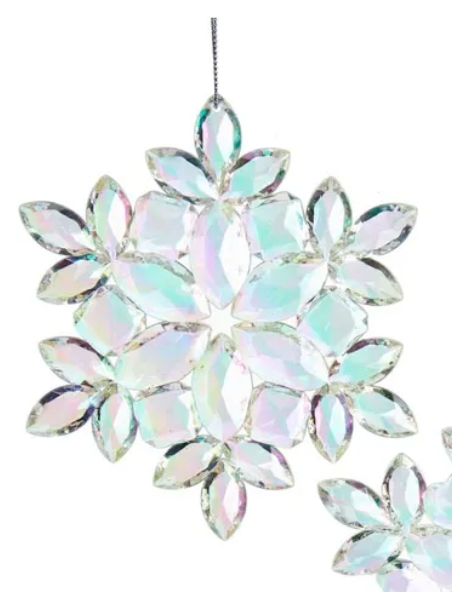 Iridescent Snowflake Ornament