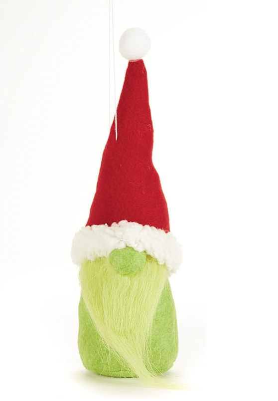 Grinch Gnome Ornament