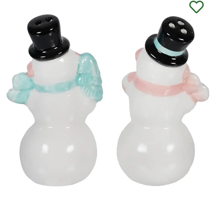 Snowman Salt & Pepper Shakers