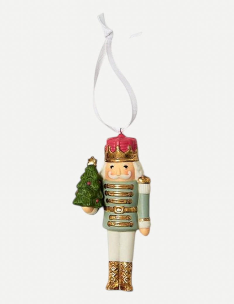 Porcelain Nutcracker Ornament