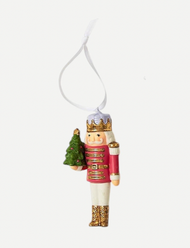 Porcelain Nutcracker Ornament