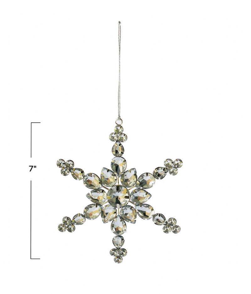 Jewel Snowflake Ornament