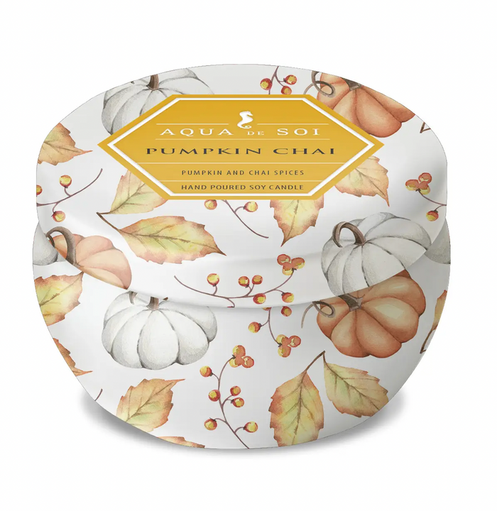 Pumpkin Chai Tin Candle