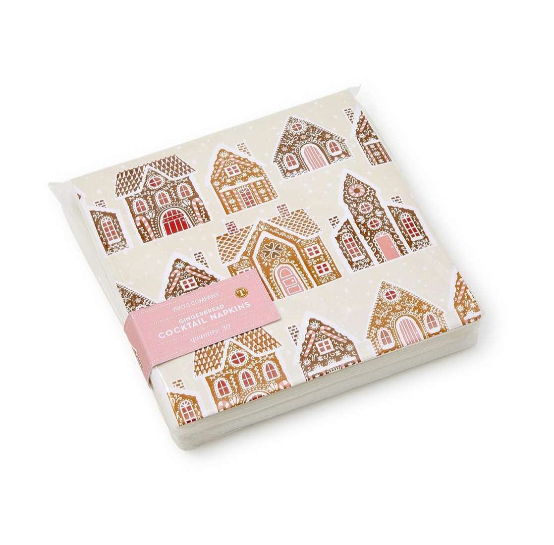 Gingerbread House Cocktail Napkins