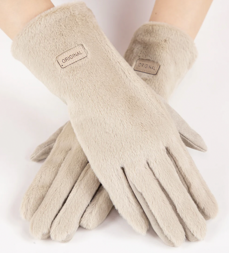 Soft Faux Fur Gloves
