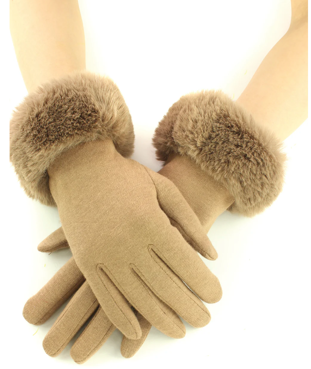 Faux Fur Gloves