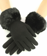 Faux Fur Gloves