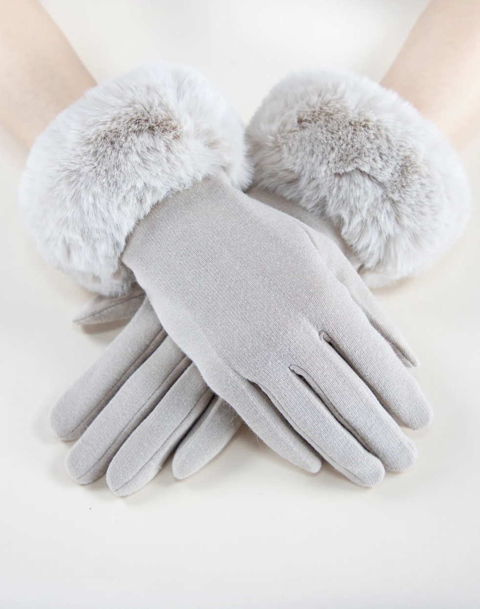 Faux Fur Gloves
