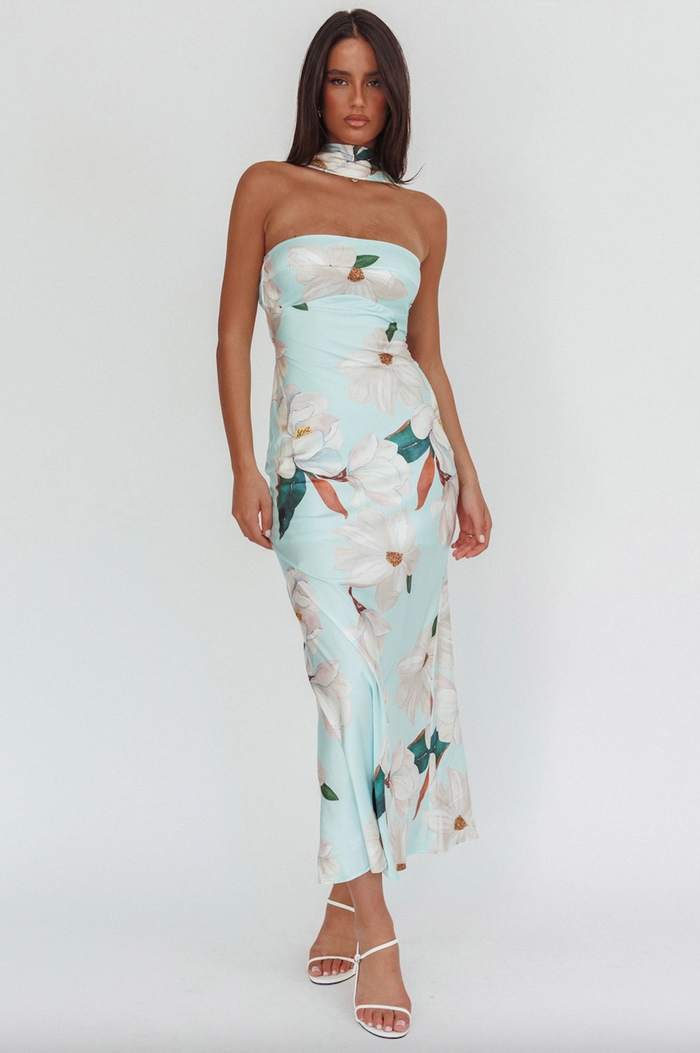 Kona Satin Maxi Dress