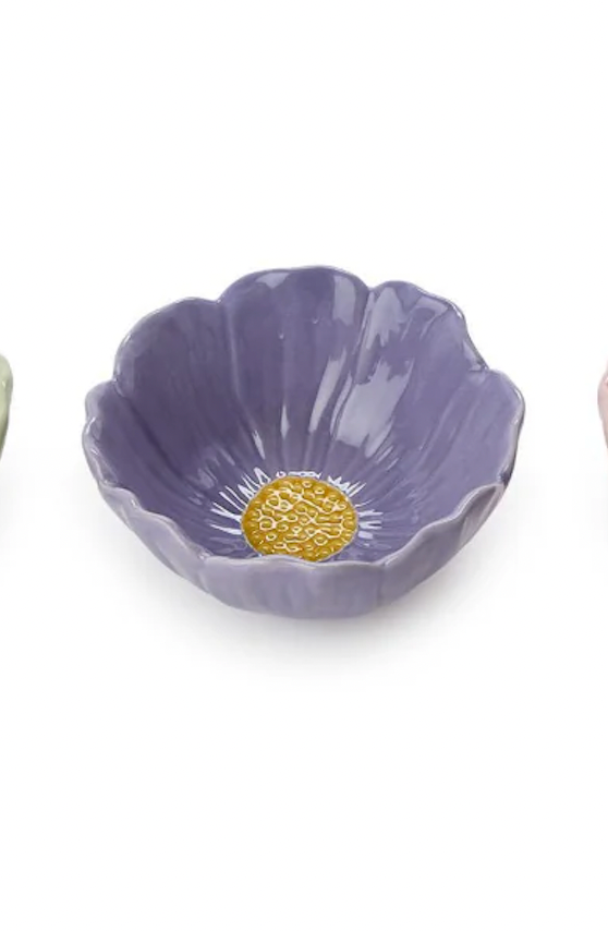 Flower Tidbit Bowls
