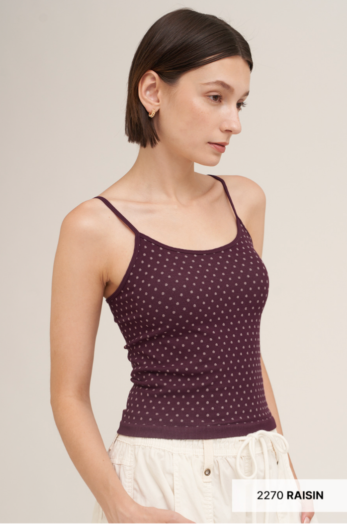 Polka Dot Strap Cami