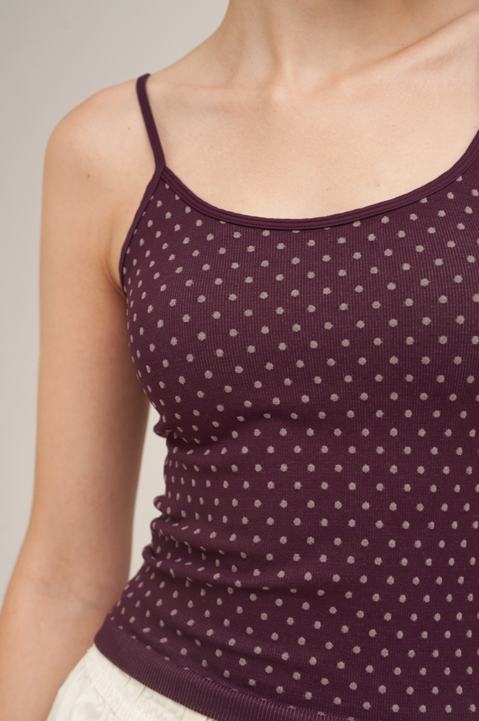 Polka Dot Strap Cami