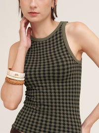High Neck Woodsen Tank