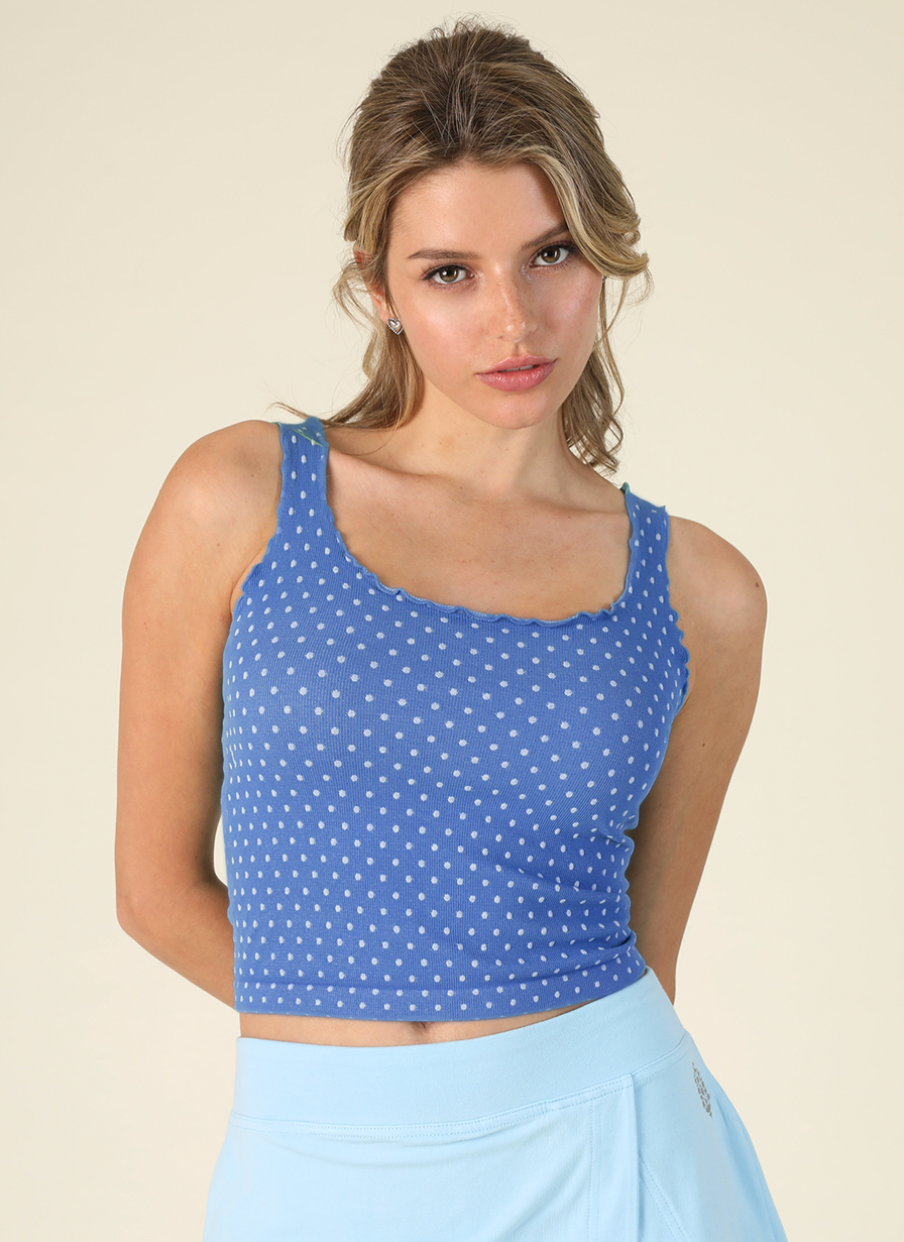 Polka Dot Edge Crop