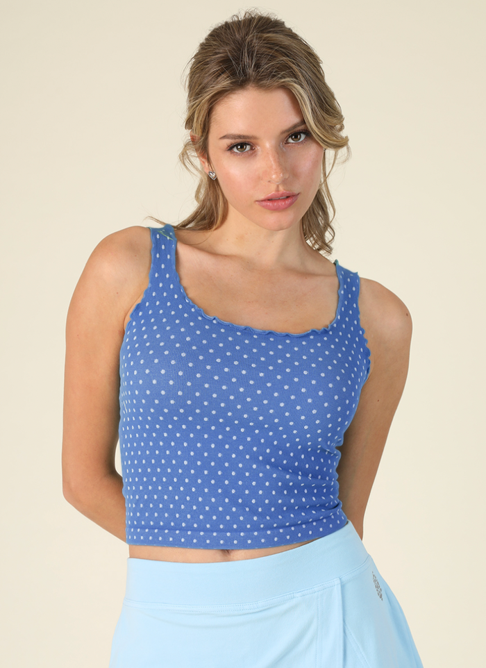 Polka Dot Edge Crop