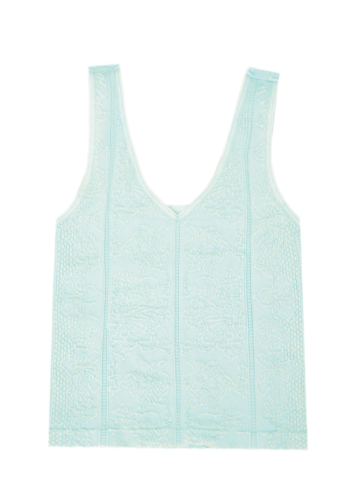 Vintage Reversible Textured Tank