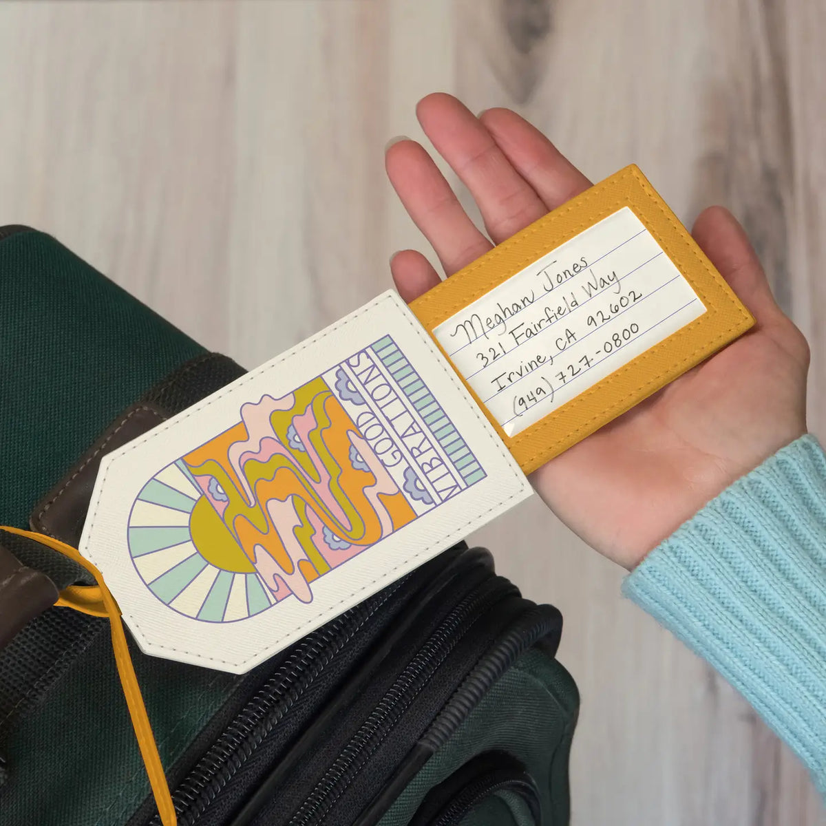 Good Vibrations Luggage Tag