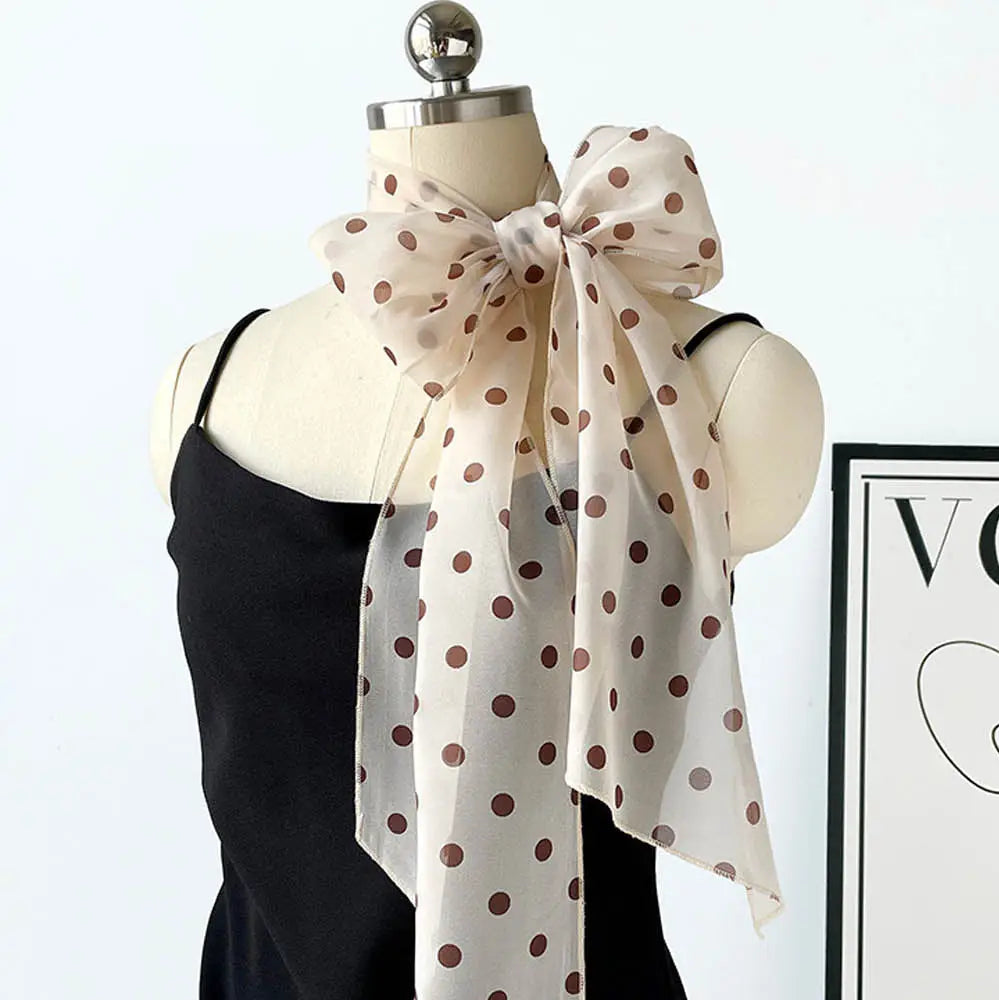 Polka Dot Tie Belt Scarf
