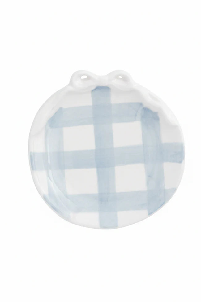 Gingham Ring Dish