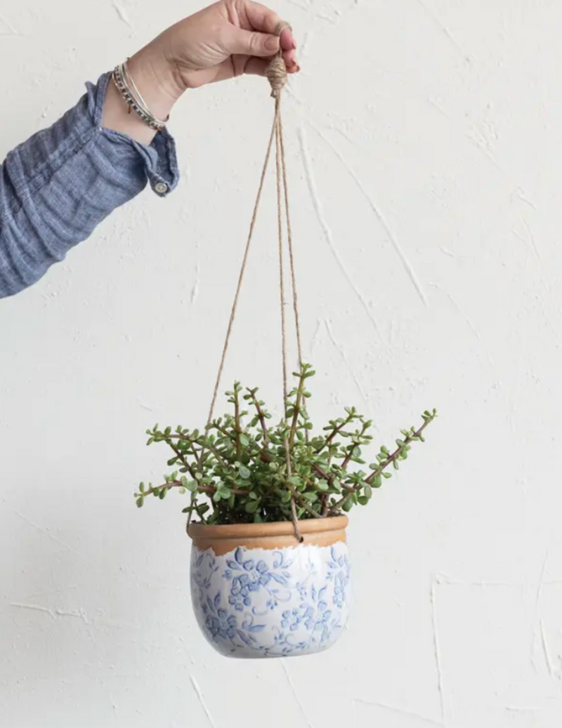 terra cotta hanging planter Terra-cotta Hanging Planter