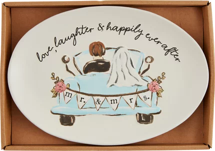 Happily Ever After Ceramic Plate