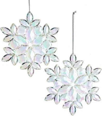 Iridescent Snowflake Ornament