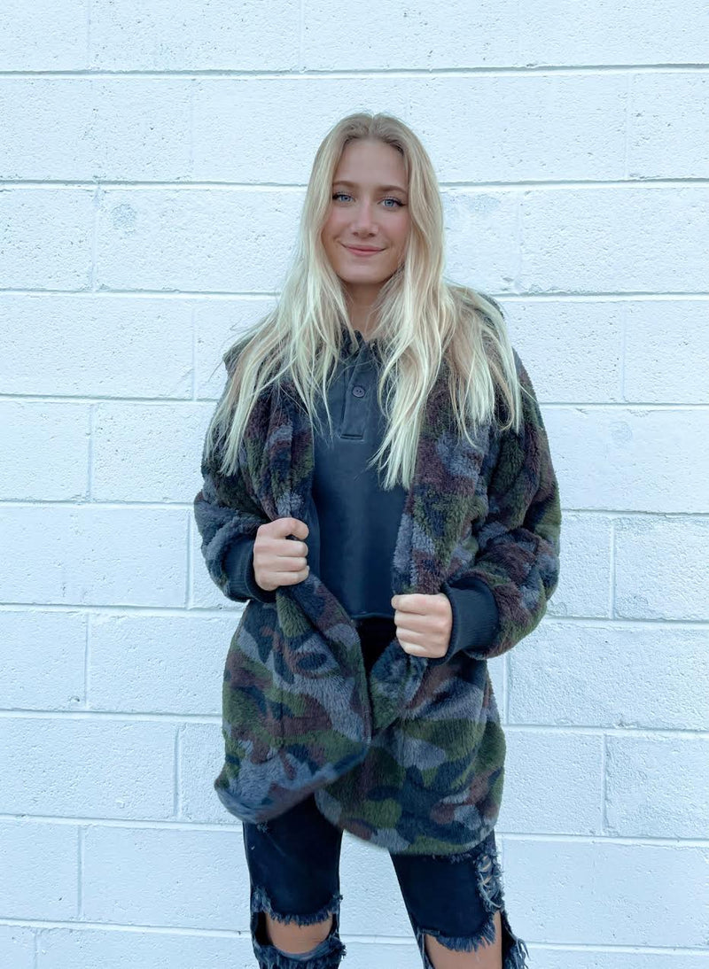 Camo Bear Coat