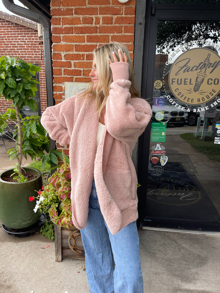 Mauve Bear Coat