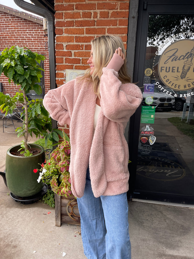Mauve Bear Coat
