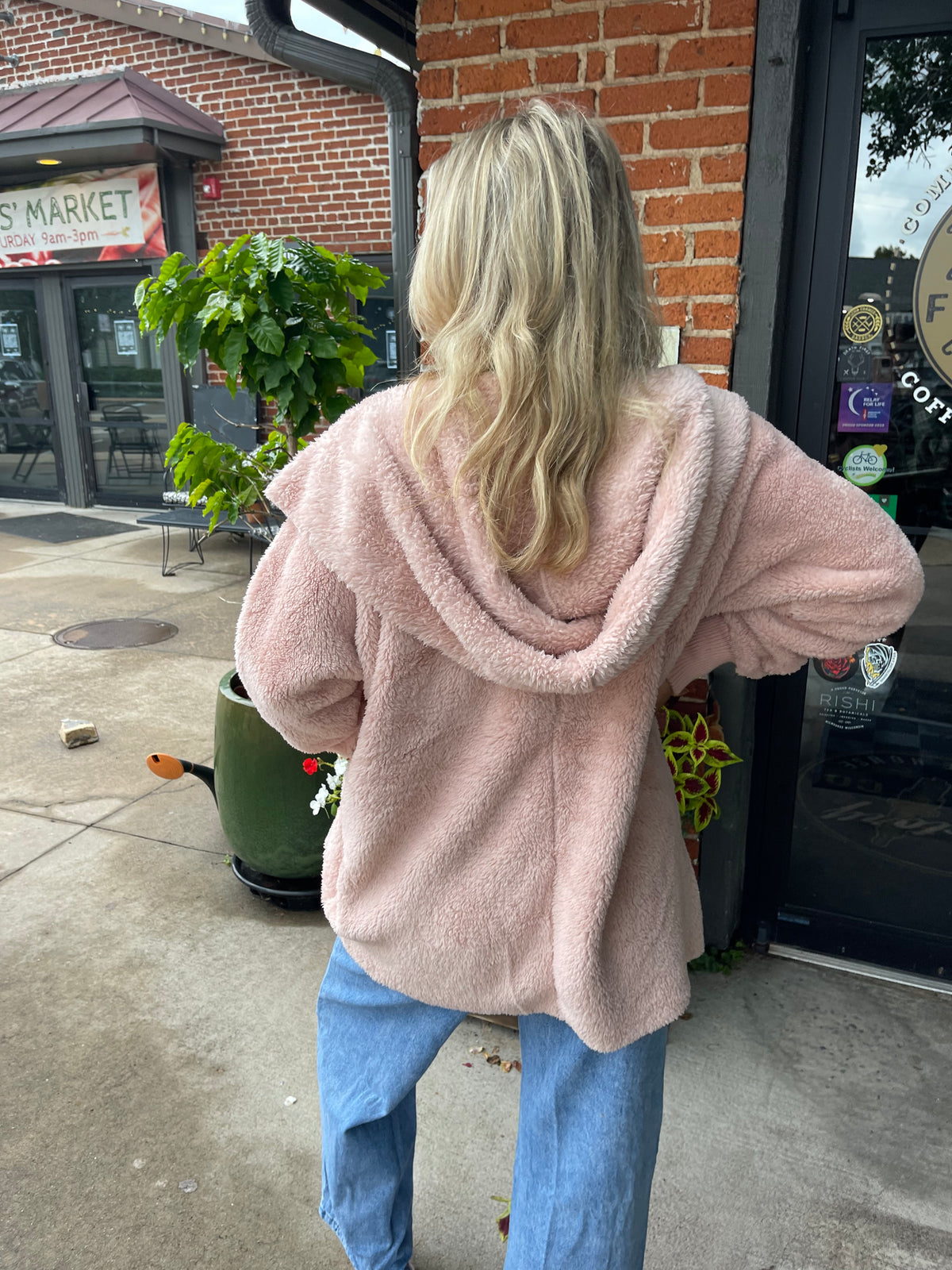 Mauve Bear Coat