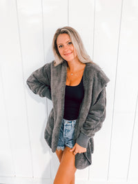 Steel Grey Bear Coat