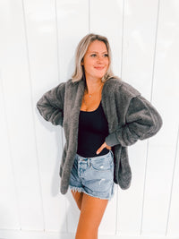 Steel Grey Bear Coat