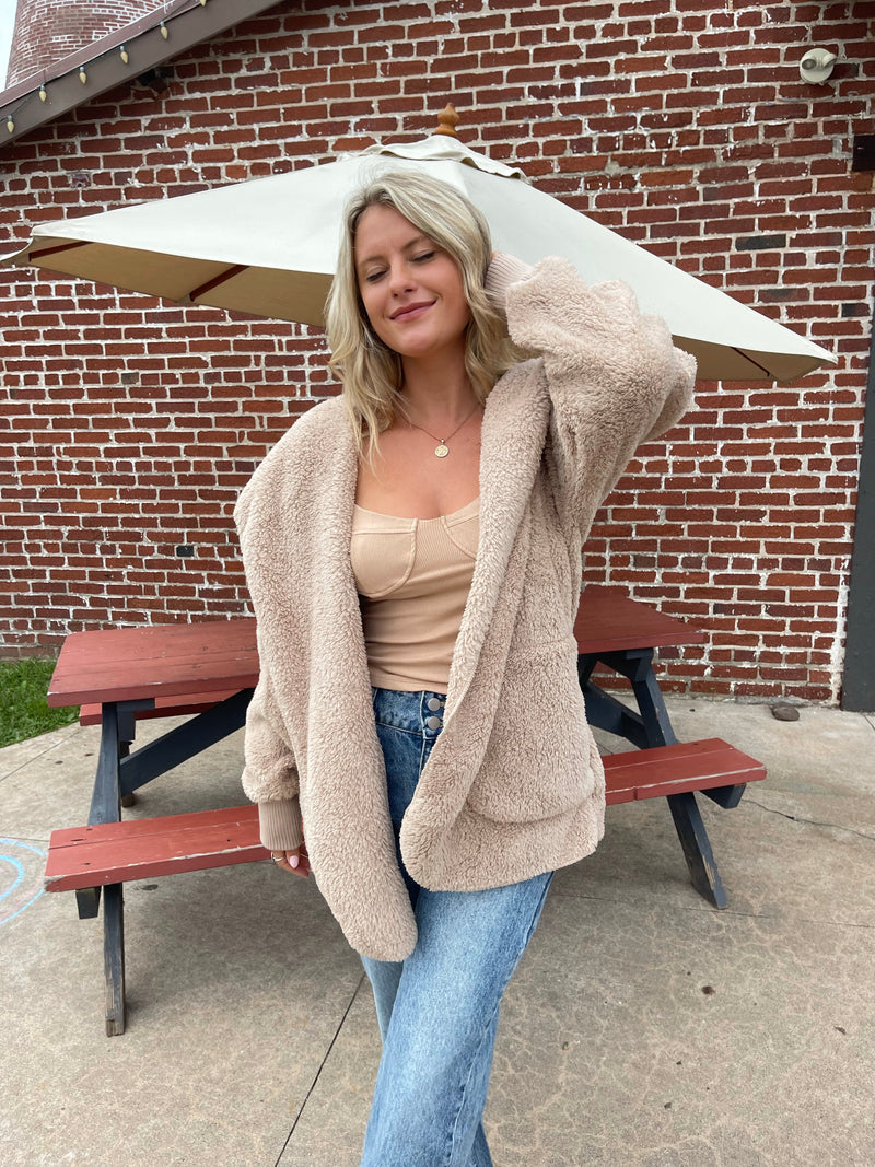 Taupe Bear Coat
