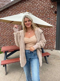 Taupe Bear Coat