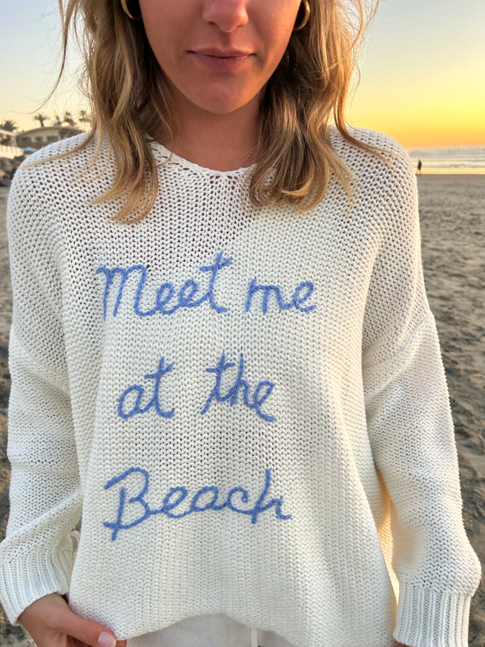 Meet Me At The Beach Sweater