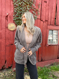 Steel Grey Bear Coat